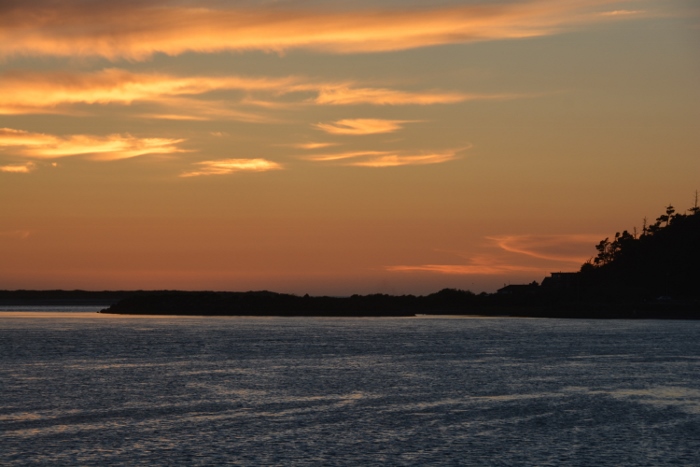 sunset over Netarts Bay